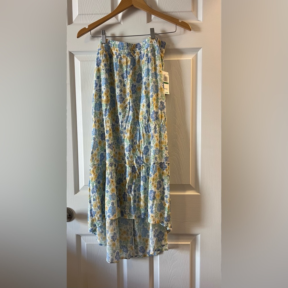 Hippie Rose | hi-low Maxi skirt (Size L)
